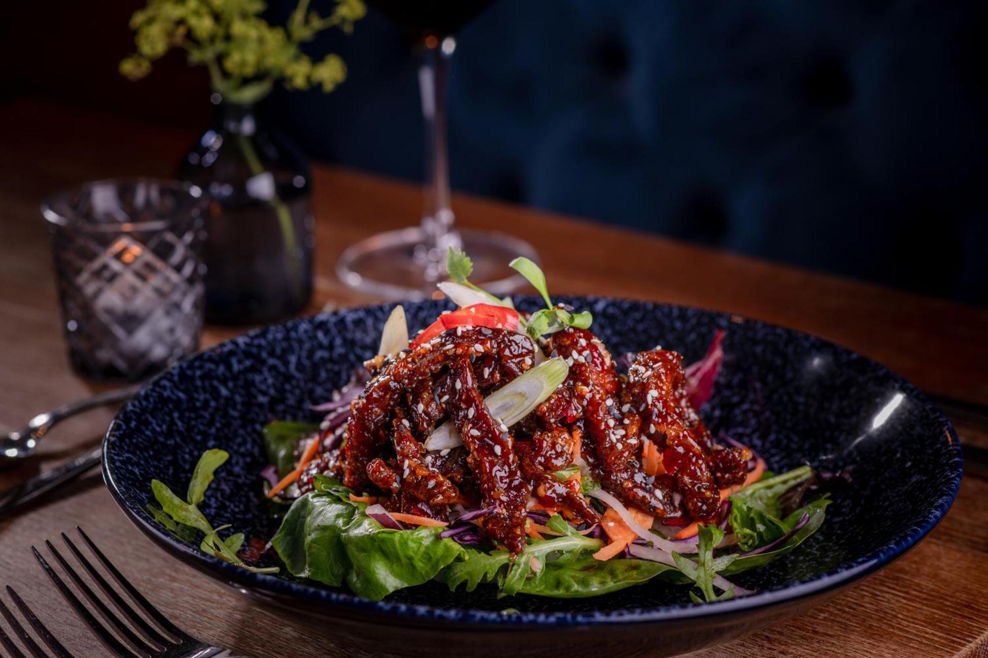 Отель The Millstone, Mellor Блэкберн Экстерьер фото Sesame chicken