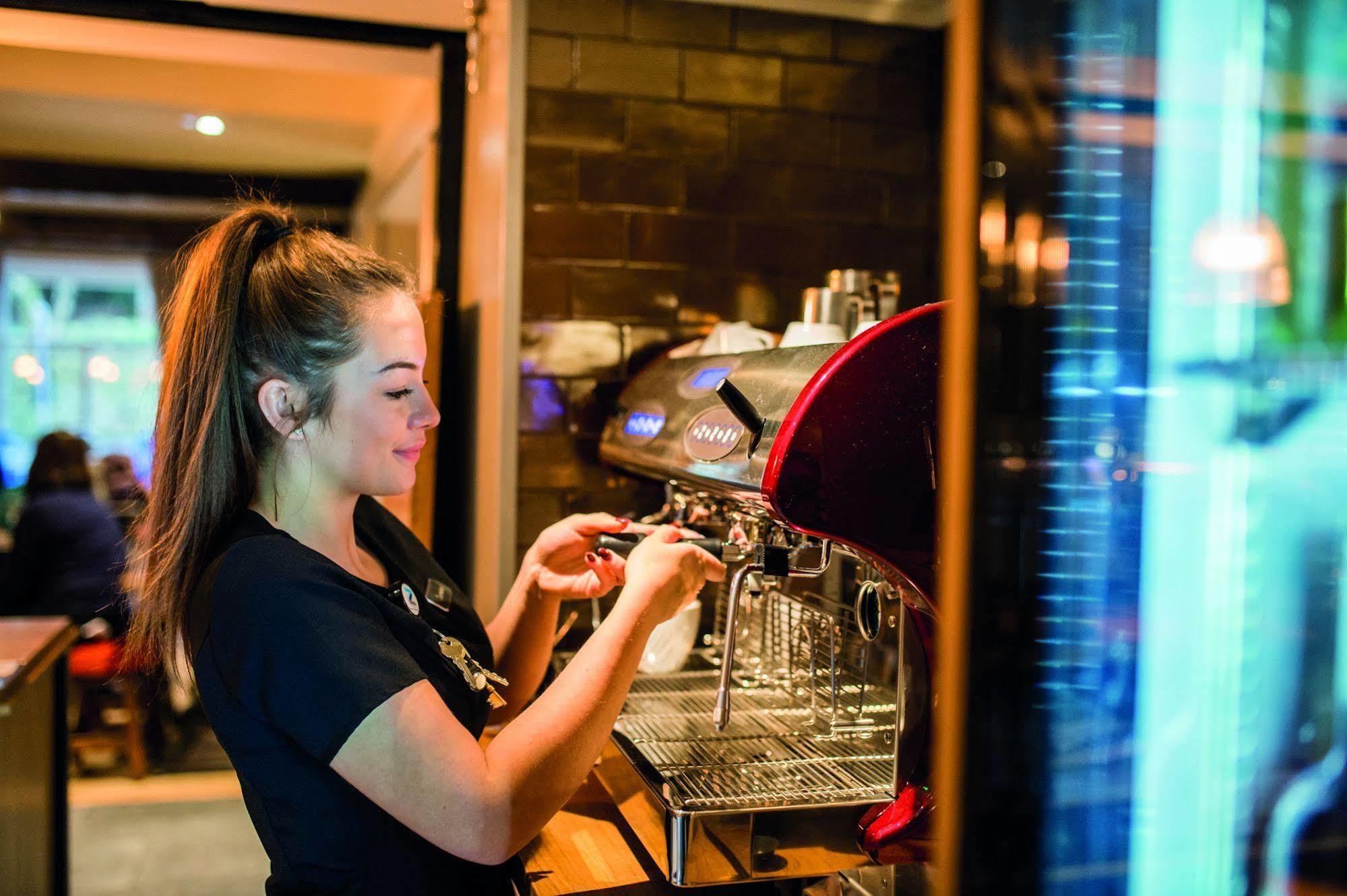 Отель The Millstone, Mellor Блэкберн Экстерьер фото A barista making coffee